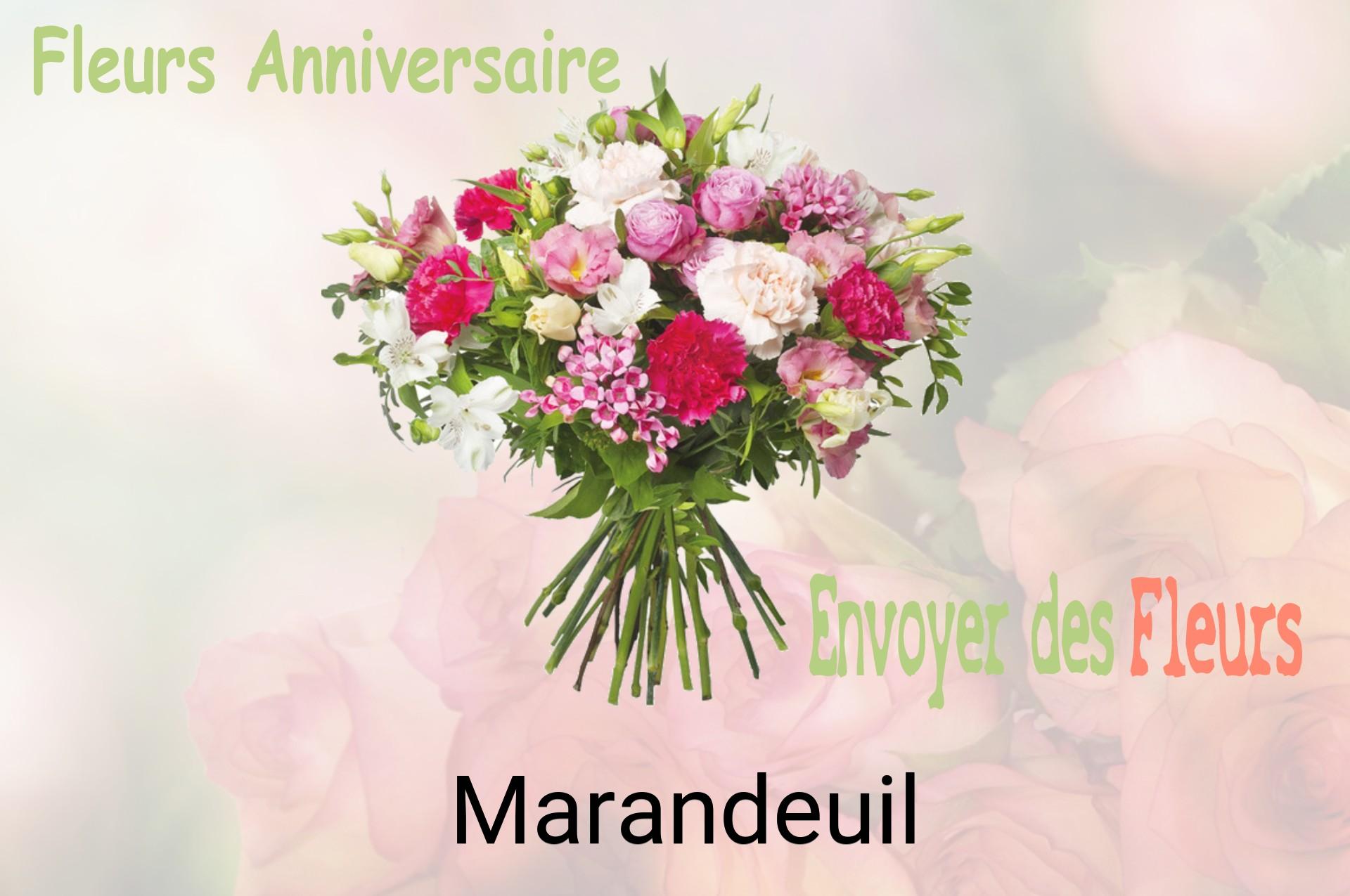 Bouquet de fleurs d’anniversaire livré à Marandeuil