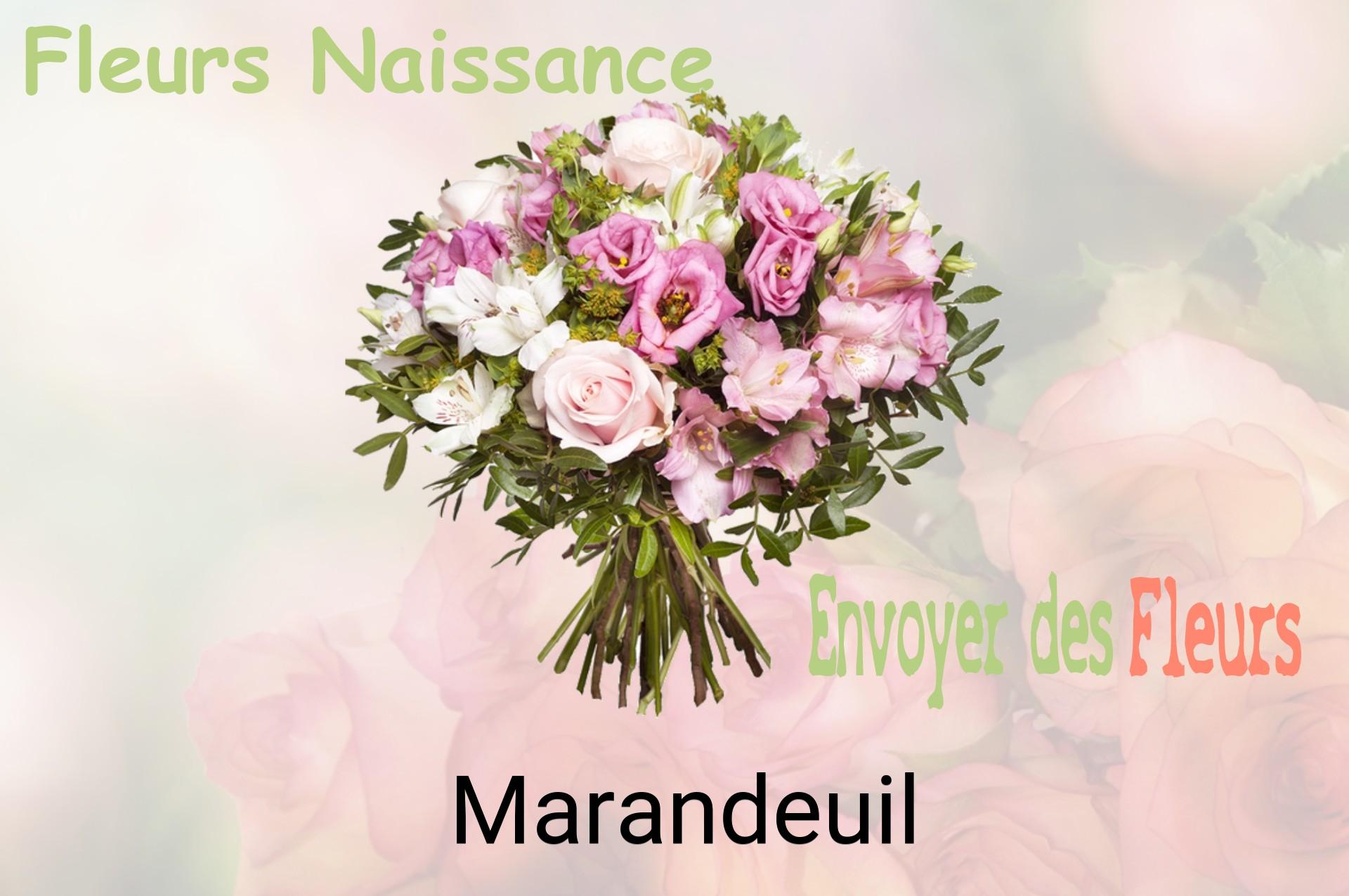 Bouquet de fleurs de naissance livré à Marandeuil