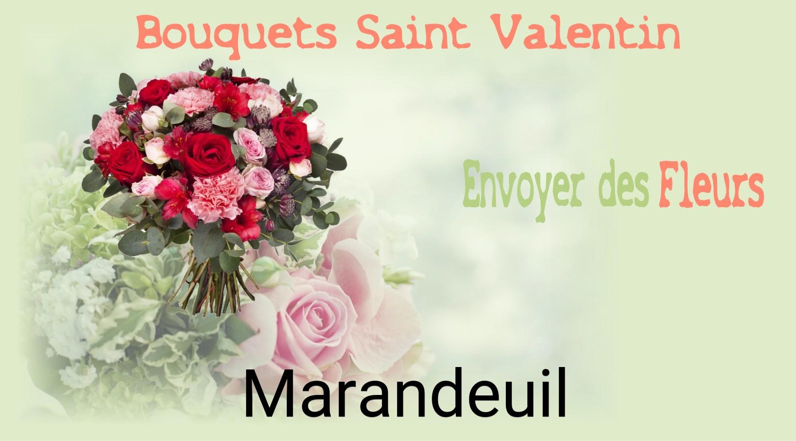 Roses de Saint-Valentin livrées à Marandeuil